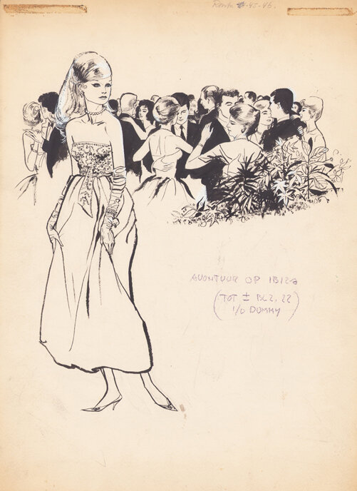 Jan Wesseling & Thé Tjong-Khing (KhiWes) | 1960 | Rosita 45: Avontuur op Ibiza - Illustration originale