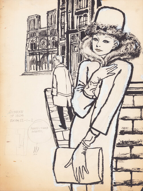 Jan Wesseling & Thé Tjong-Khing (KhiWes) | 1960 | Rosita 53-2: Avontuur op Ibiza - Illustration originale