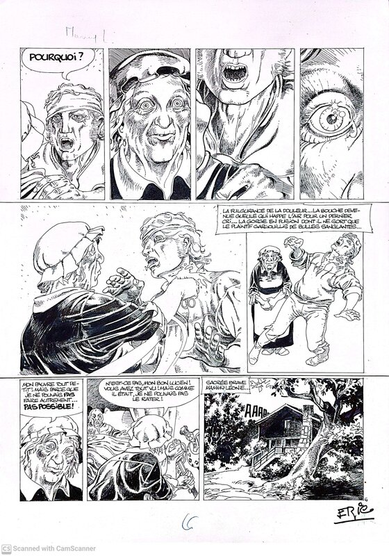 Éric, Les perdus de l'empire - Planche originale