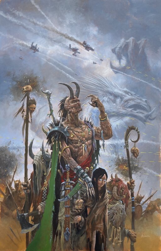 Adrian Smith, Warhammer 40k : Pawns of Chaos - Illustration originale
