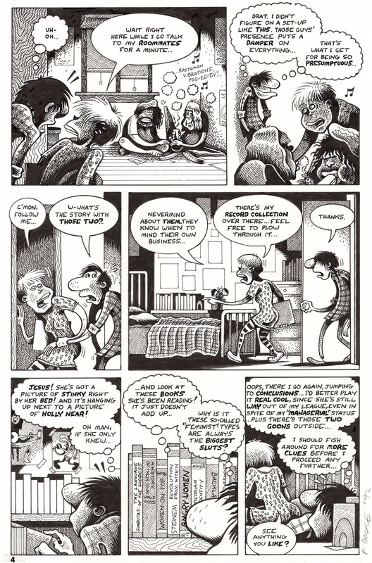 Hate #9, pg. 4 by Peter Bagge - Comic Strip