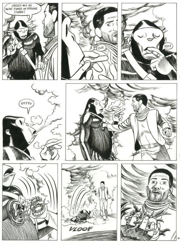 Frederik Peeters, AÂMA_TOME 3_PLANCHE 82 - Planche originale