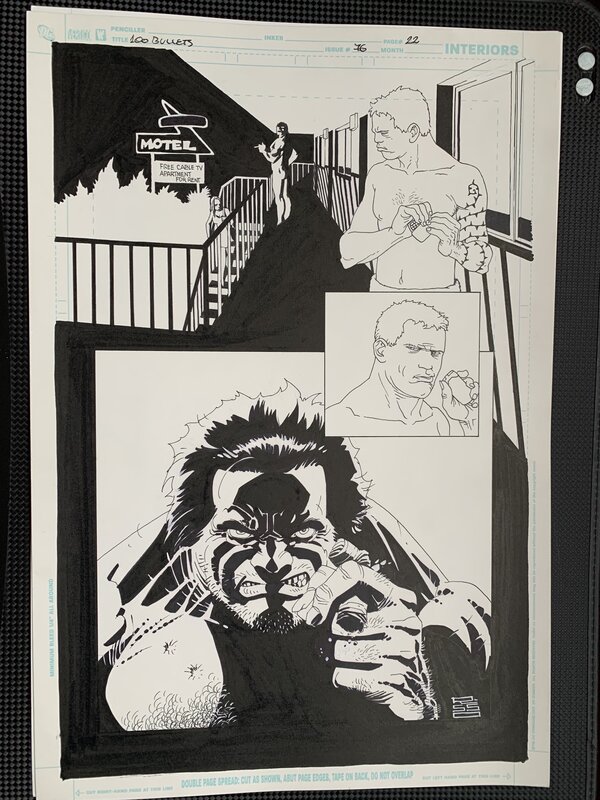 Eduardo Risso, Brian Azzarello, 100 Bullets #76 pg22 - Planche originale