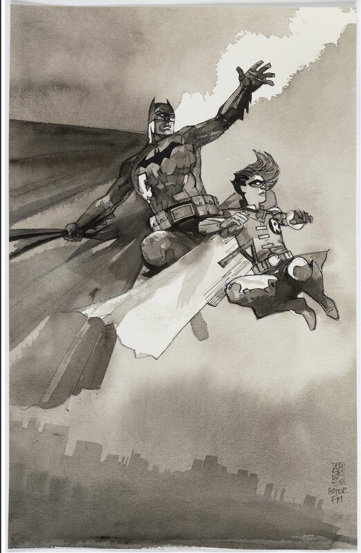 Alex Maleev - Batman DKR - Illustration originale
