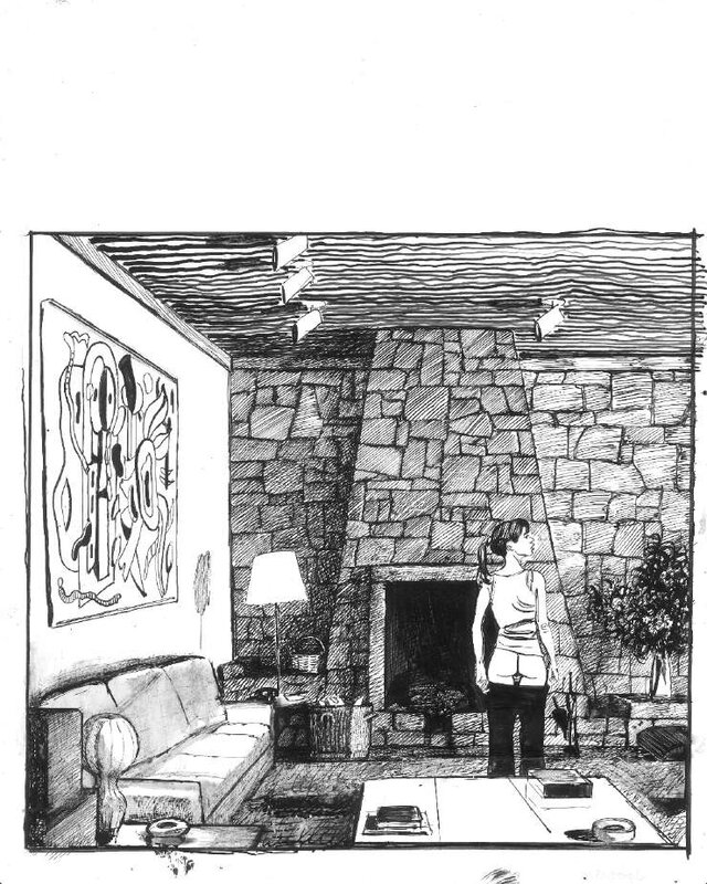 Fécamp 4 by Blutch - Original Illustration