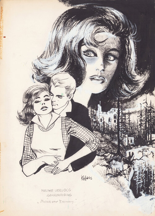 Jan Wesseling & Thé Tjong-Khing (KhiWes) | 1961 | Rosita 10: Muziek voor Rosemary - Illustration originale