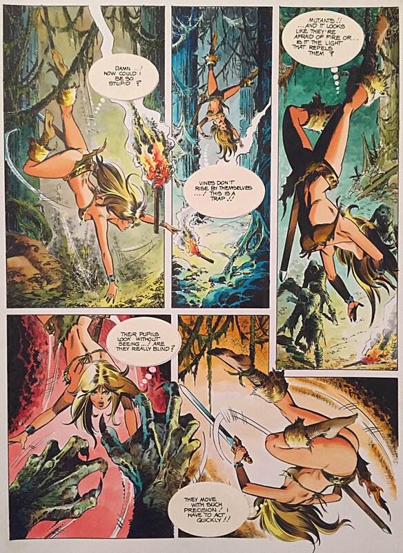 Romero, Axa Color, planche n°6, 1983. - Comic Strip