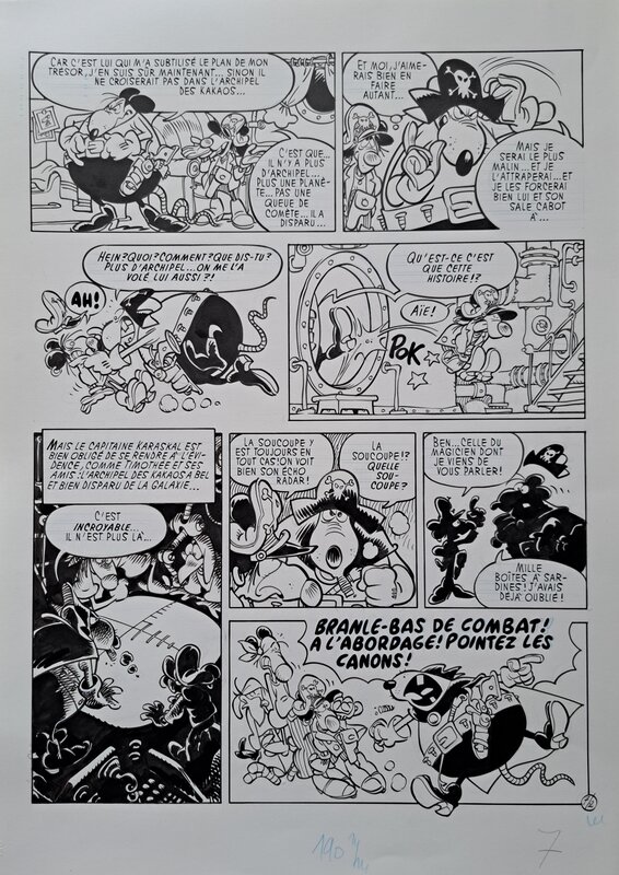 Giorgio Cavazzano, François Corteggiani, Timothée Titan / Timoty Titan - L'avaleur d'étoiles / Il mangiatore di stelle - Comic Strip