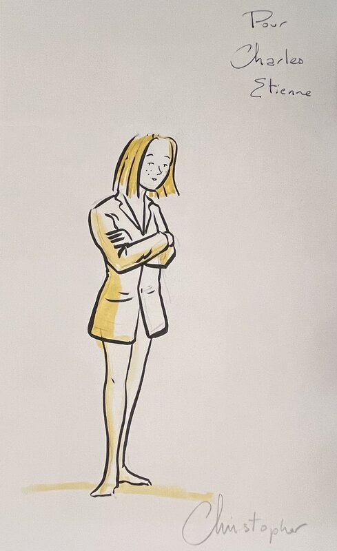 Les filles par Christopher - Dédicace