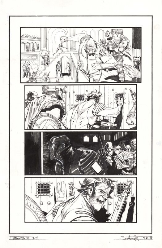 Chrononauts par Sean Gordon Murphy - Planche originale