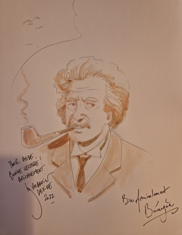 Baudouin Deville, Bérengère Marquebreucq, Dédicace de Deville dans Coq-Sur-Mer 1933 - Sketch