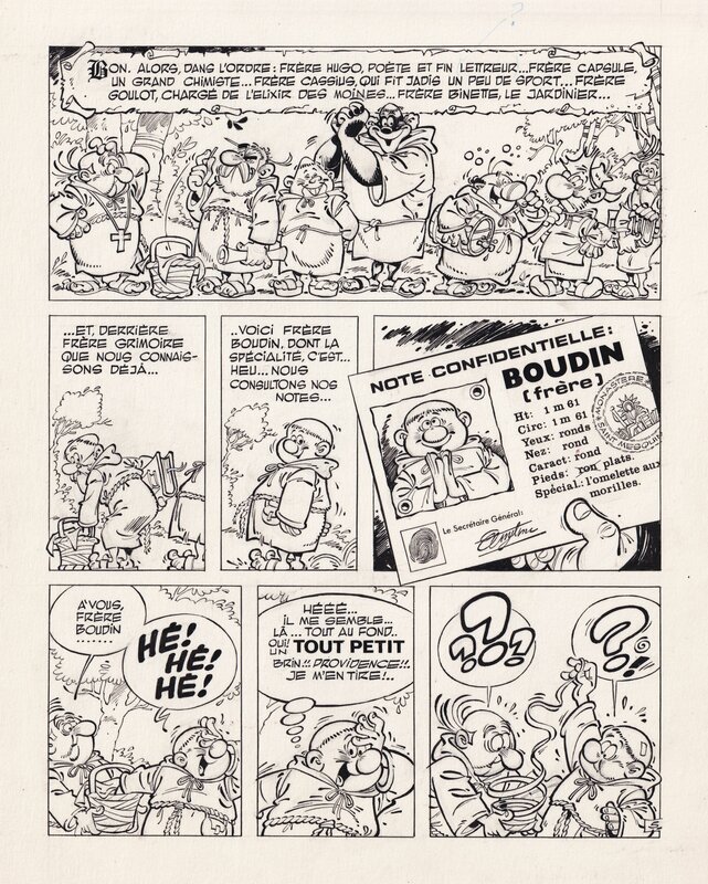 Claude Marin, Frère Boudin - Le tibia sacré planche 05 - Comic Strip