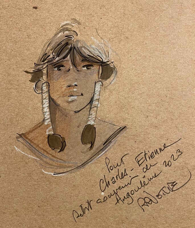 Pocahontas by Patrick Prugne - Sketch