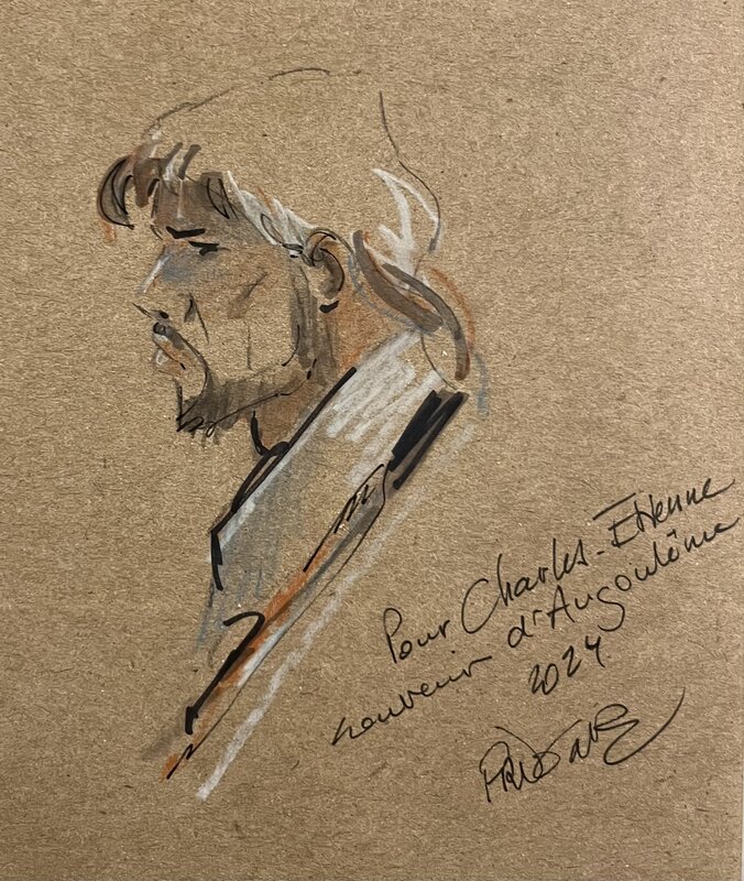 Tomahawk by Patrick Prugne - Sketch