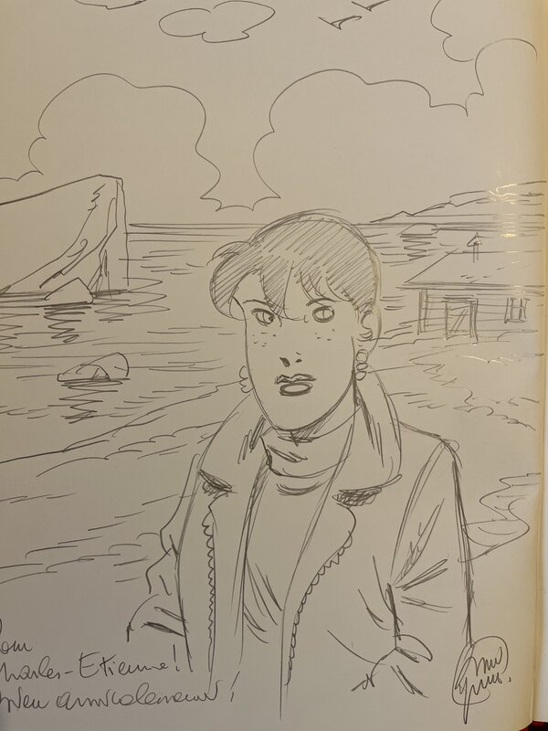 Caroline Baldwin par André Taymans - Dédicace