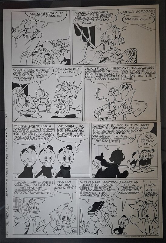 William Van Horn, Picsou et ses souvenirs - Comic Strip
