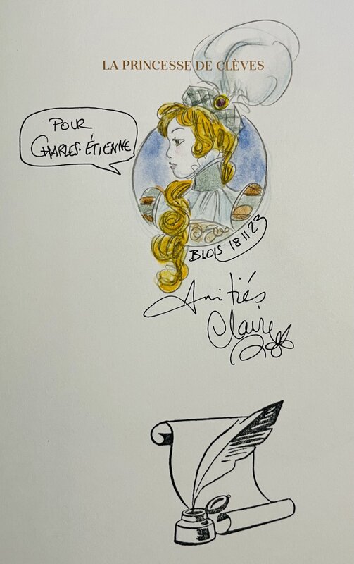 Princesse de Clèves by Claire Bouilhac - Sketch