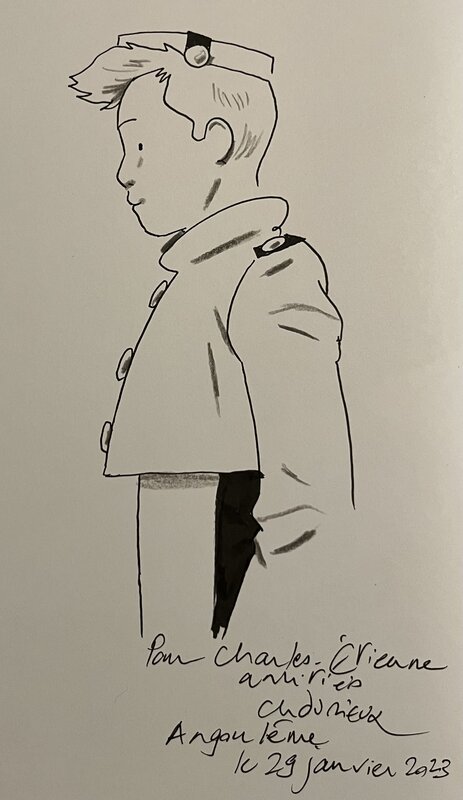 Spirou by Christian Durieux - Sketch