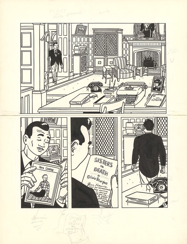 Floc'h, Le scandale Vera Lindsay (Albany et Sturgess) - Comic Strip
