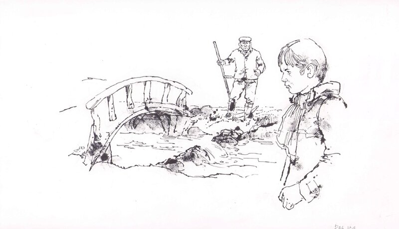 Jan Wesseling | 1988 | En buiten lag het paradijs - Original Illustration