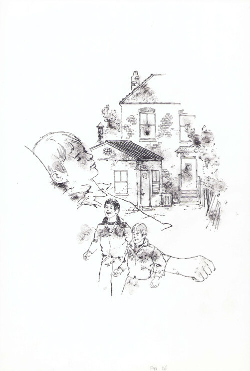 Jan Wesseling | 1988 | En buiten lag het paradijs - Illustration originale