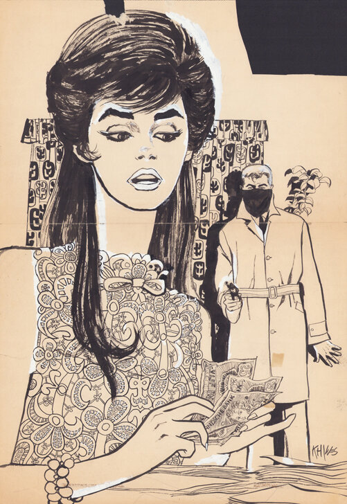 Jan Wesseling & Thé Tjong-Khing (KhiWes) | 1961 | Rosita 46: - Illustration originale