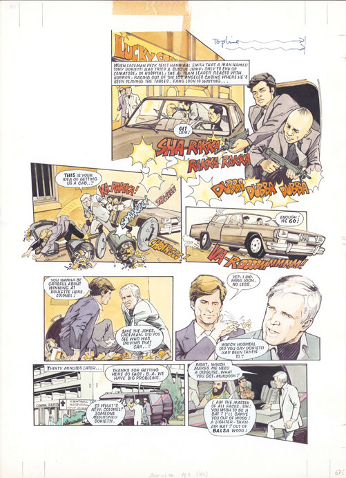 Maureen Gray, Gordon Gray, Maureen & Gordon Gray | The A-team - Planche originale