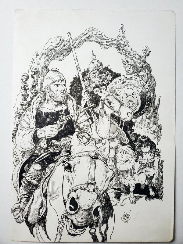 PETITS ELFES by Sasha Arsenic - Original Illustration
