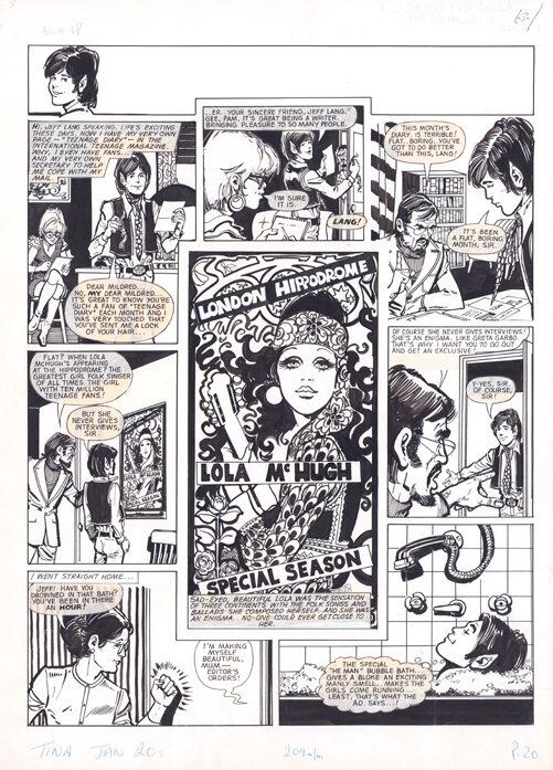 Purita Campos | Comicpage for Tina - Planche originale