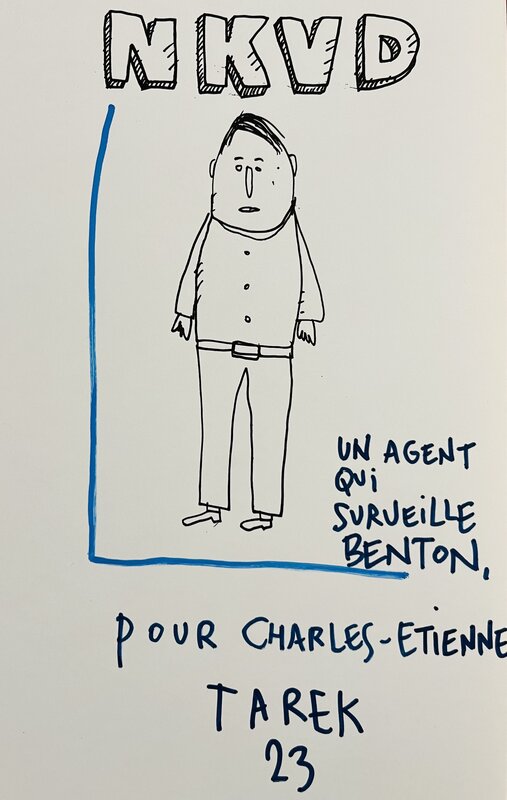 Arthur Benton par Tarek - Dédicace