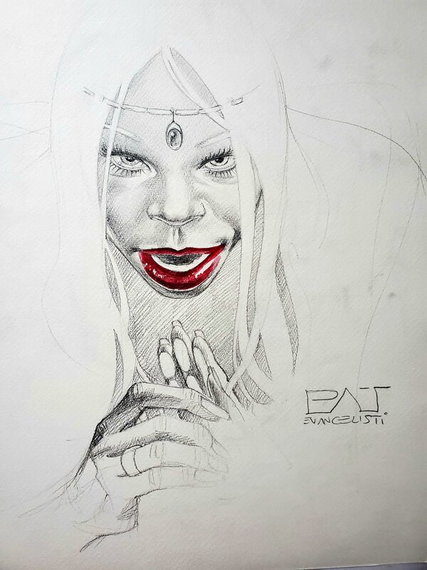 Patrizio Evangelisti, illustration originale - Original Illustration