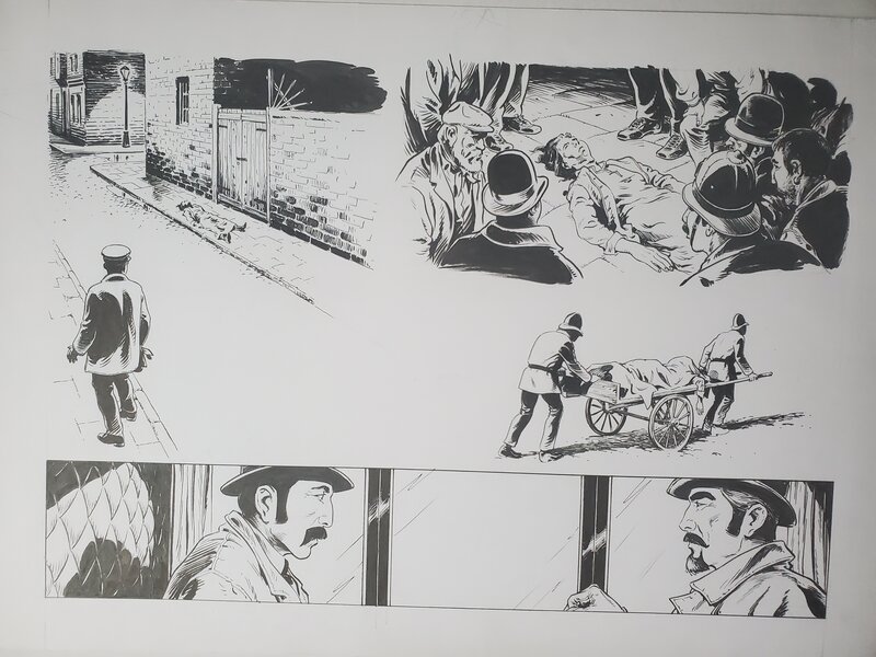 SCHERLOCK HOLMES par Laci - Planche originale