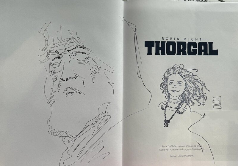 Thorgal par Robin Recht - Dédicace