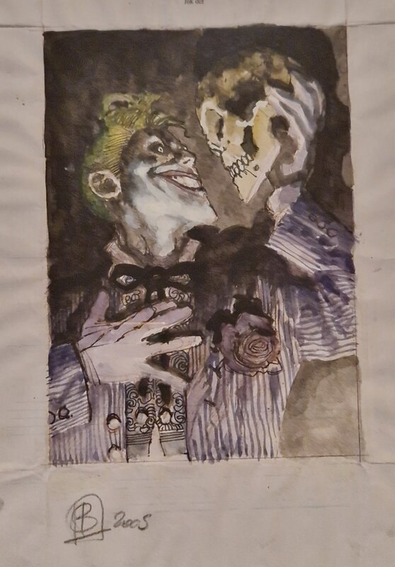 Joker par Simone Bianchi - Illustration originale