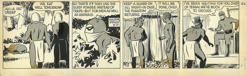 Panthom 9-10-57 par Wilson McCoy, Lee Falk - Planche originale