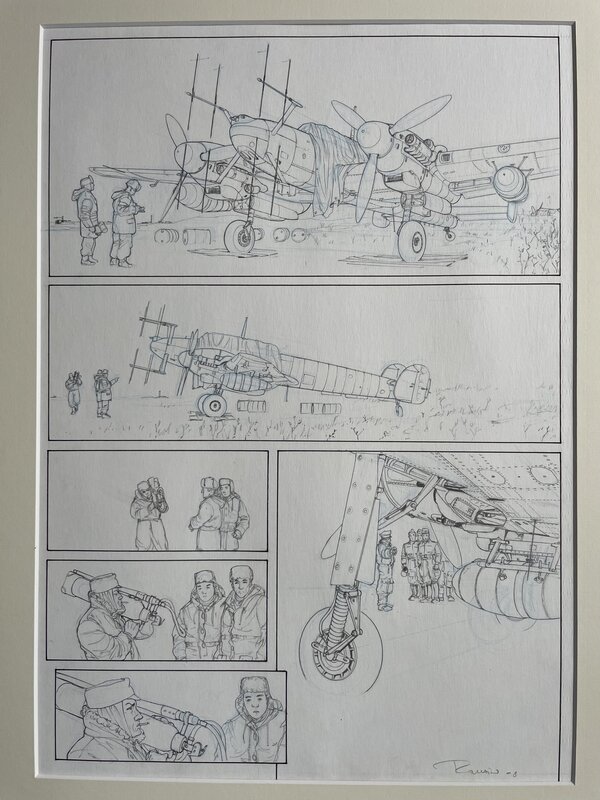 For sale - Planche originale - Romain Hugault - Le Grand Duc Tome 1 - page 8 - Comic Strip