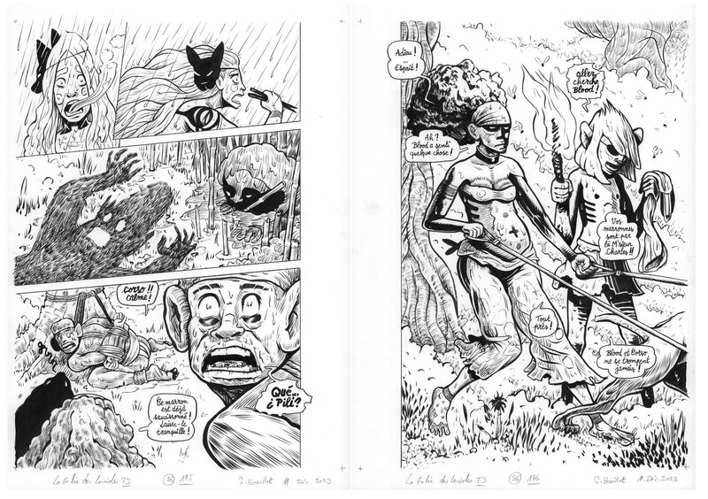 Pili & Pipa par Stéphane Bouillet - Planche originale