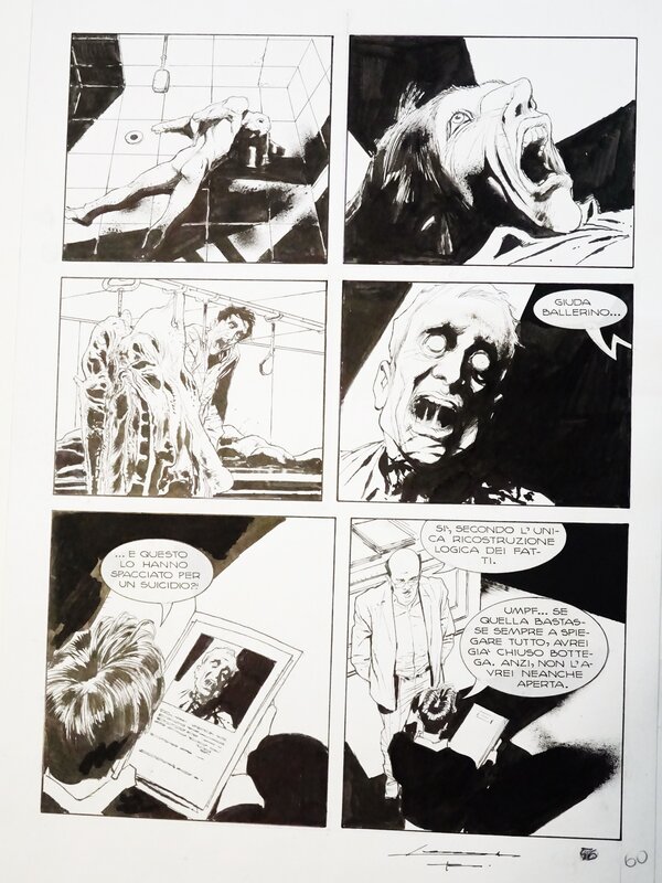 For sale - Roi Corrado, Sclavi Tiziano, Dylan DOG, planche originale - Comic Strip