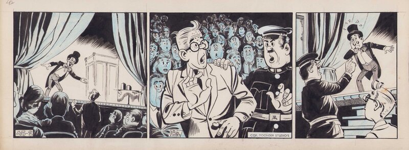 Dick Vlottes | 1959 | Minter en Hinter en de verdwijnkast 45 - Comic Strip