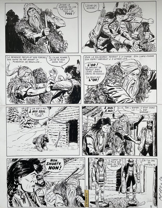 Loup Noir by Kline, Jean Ollivier - Comic Strip