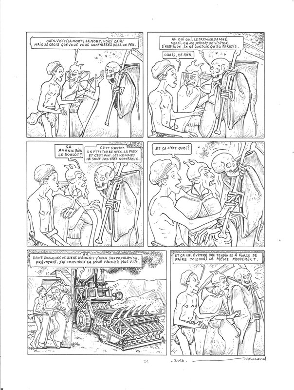 Lionel Richerand - L'enfer c'est les hôtes Page 23 - Planche originale