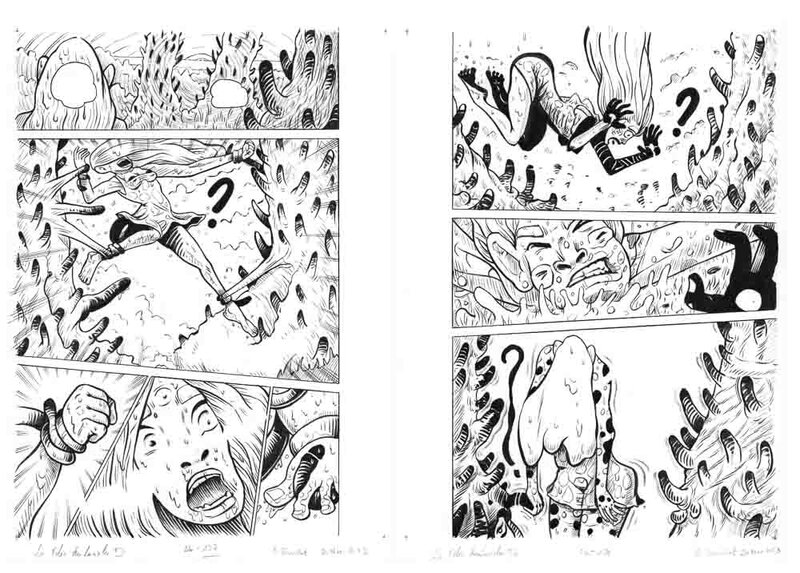 L'esprit lubrique par Stéphane Bouillet - Planche originale