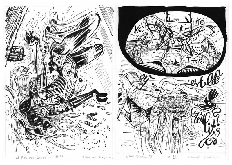 Stéphane Bouillet, La transe du crapaud - Comic Strip