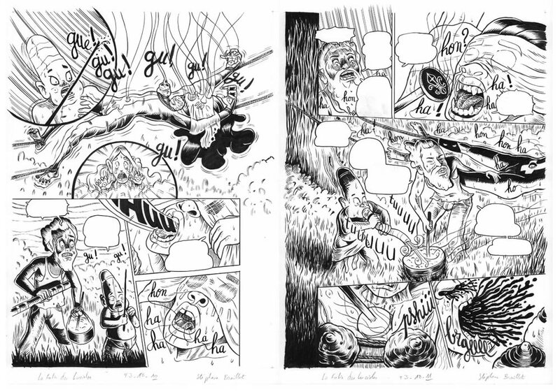 Stéphane Bouillet, Rencontre du dieu poisson - Comic Strip