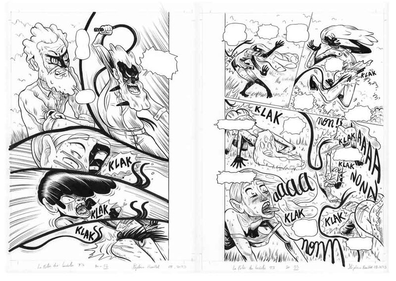 For sale - Retour sur terre by Stéphane Bouillet - Comic Strip