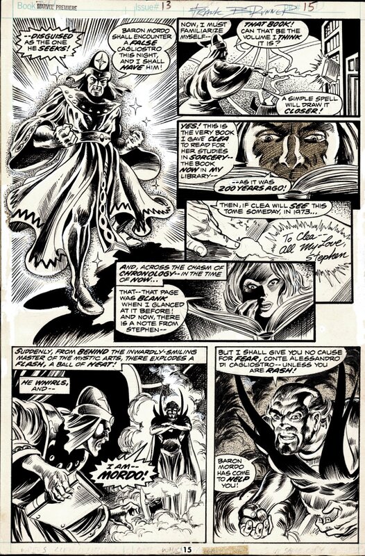 Frank Brunner, Neal Adams, Crusty Bunkers, Marvel Premiere 13 Page 15 - Planche originale