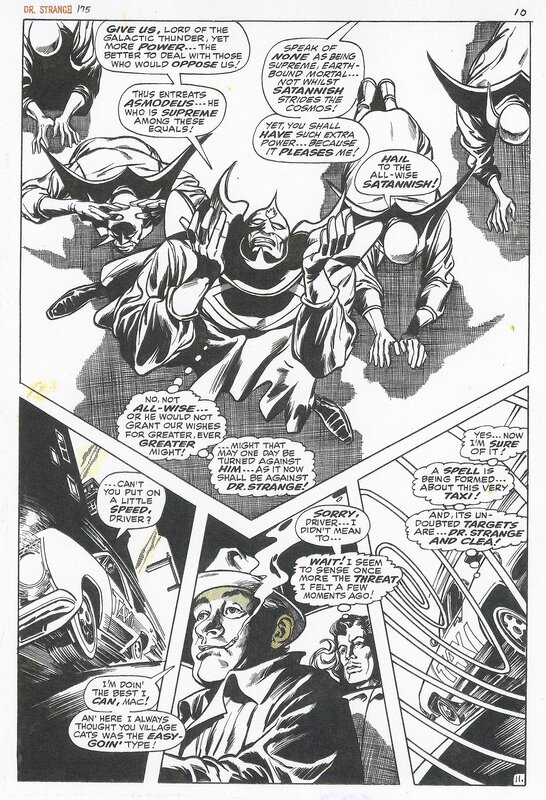Gene Colan, Tom Palmer, Dr Strange 175 Page 11 - Comic Strip