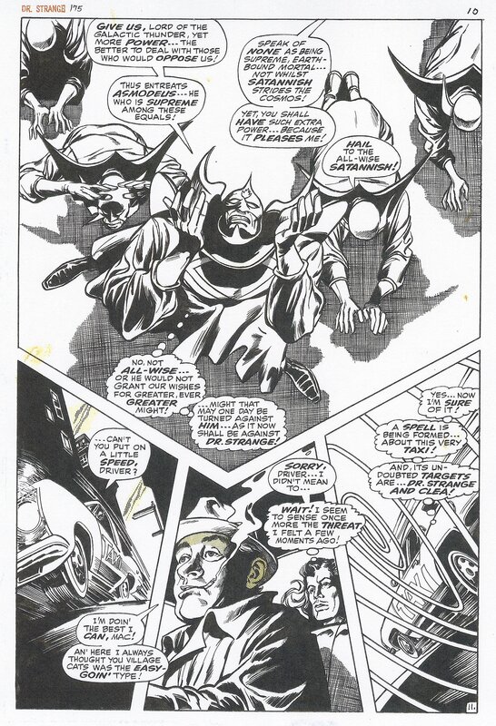 Gene Colan, Tom Palmer, Dr Strange 175 Page 11 - Comic Strip