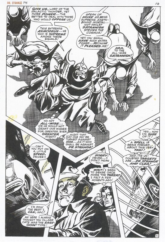 Gene Colan, Tom Palmer, Dr Strange 175 Page 11 - Planche originale