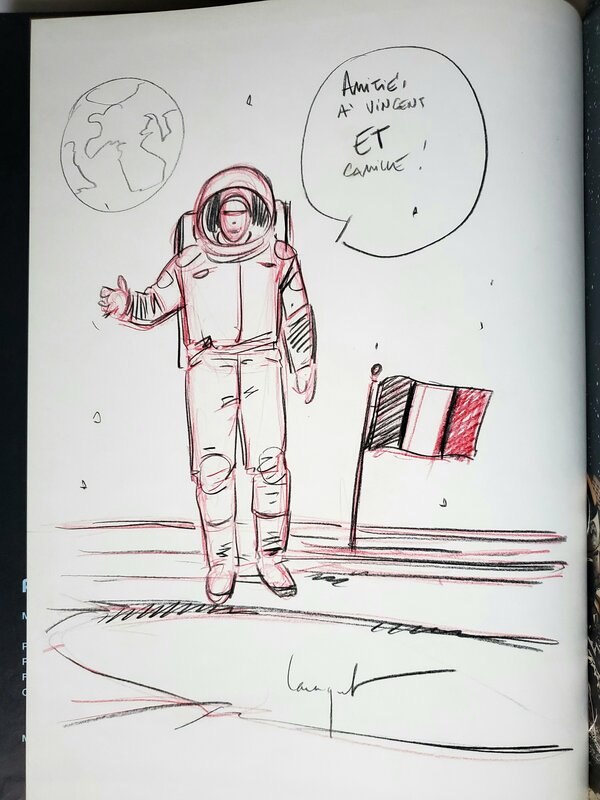 Christian Lamquet, BLUE SPACE T1 TYCHO BRAHE - Sketch